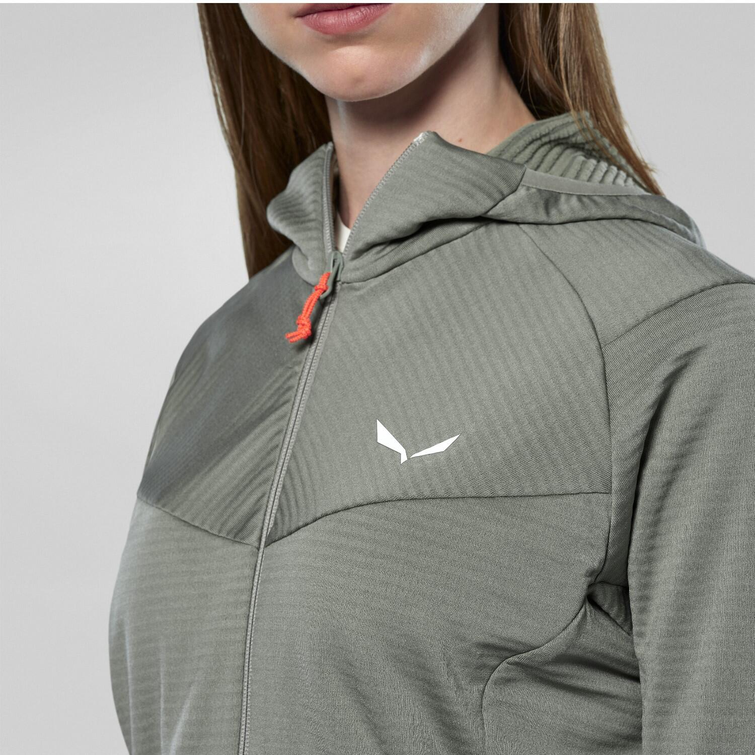 Veste de randonnée à capuche zippée femme Salewa Puez Altavia 3/6
