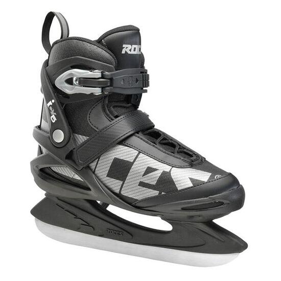Roces - Icy 5 - Pattini da hockey su ghiaccio - Nero - Argento - 46
