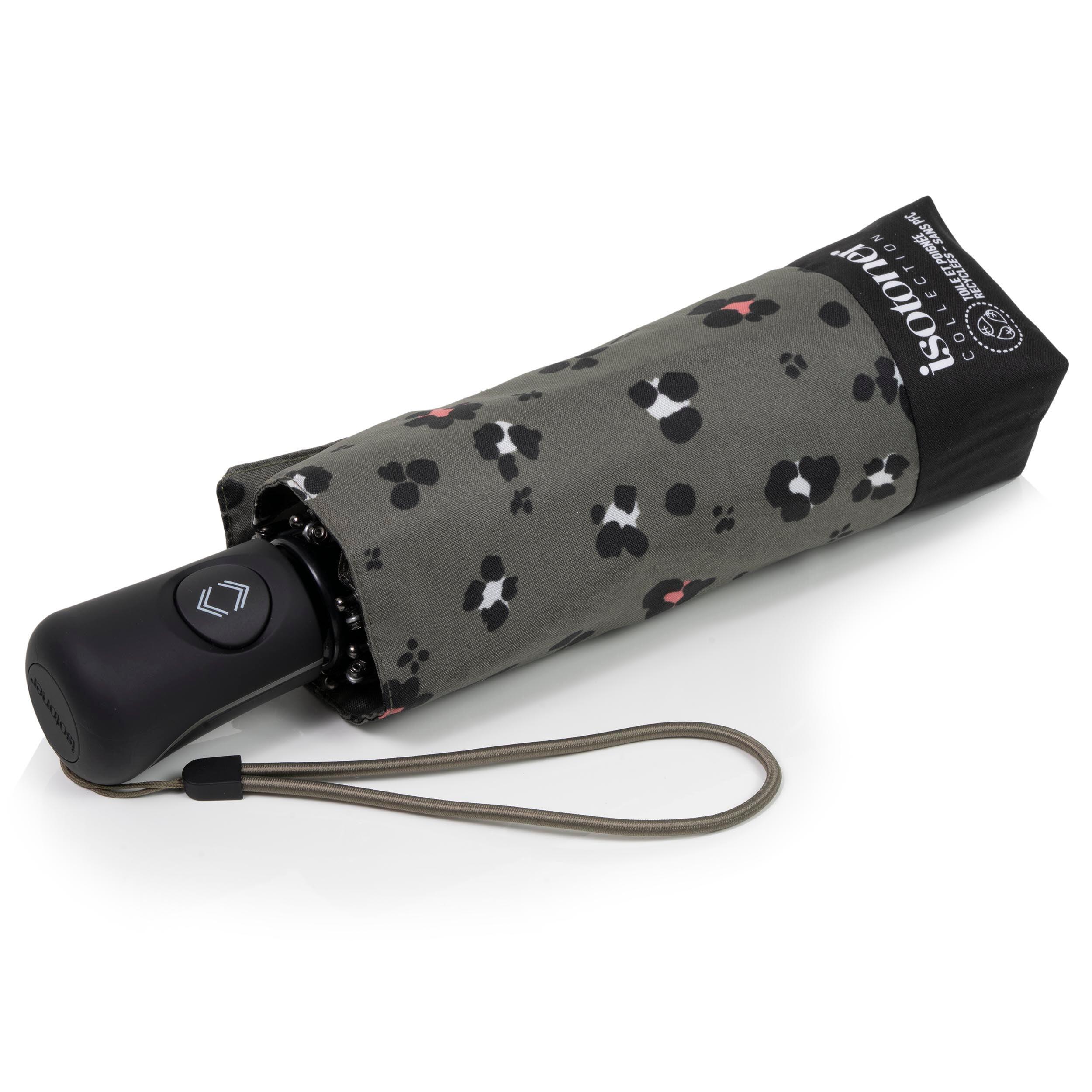 Mini Slim Mini Pois Zwarte paraplu