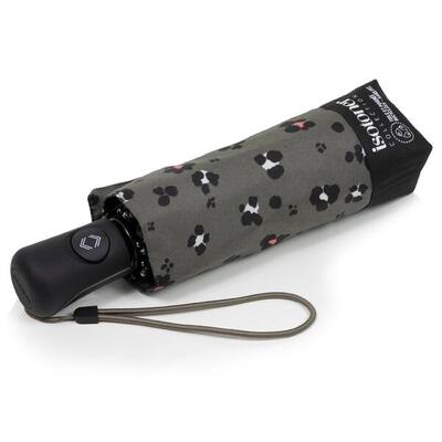 Paraplu mini auto stripe klein hart navy