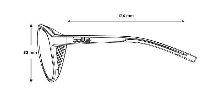Zonnebrillen CHRONOSHIELD Black Matte - Phantom Brown Red Photochromic 6/7