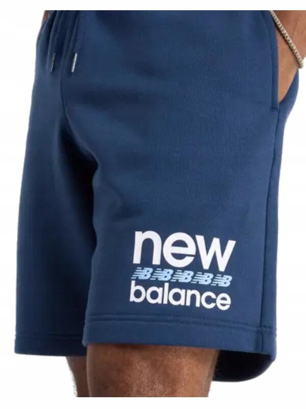 SPODENKI SZORTY męskie NEW BALANCE MS51940NNY dresowe sportowe granatowe M 4/4