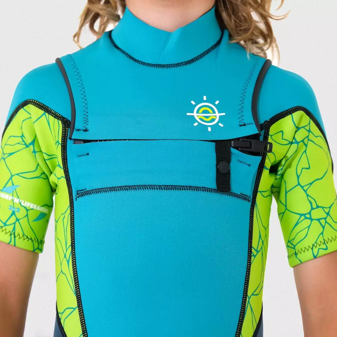 Traje neopreno natación niño Steamer Manches Cortas 2/2 Mm 5/5