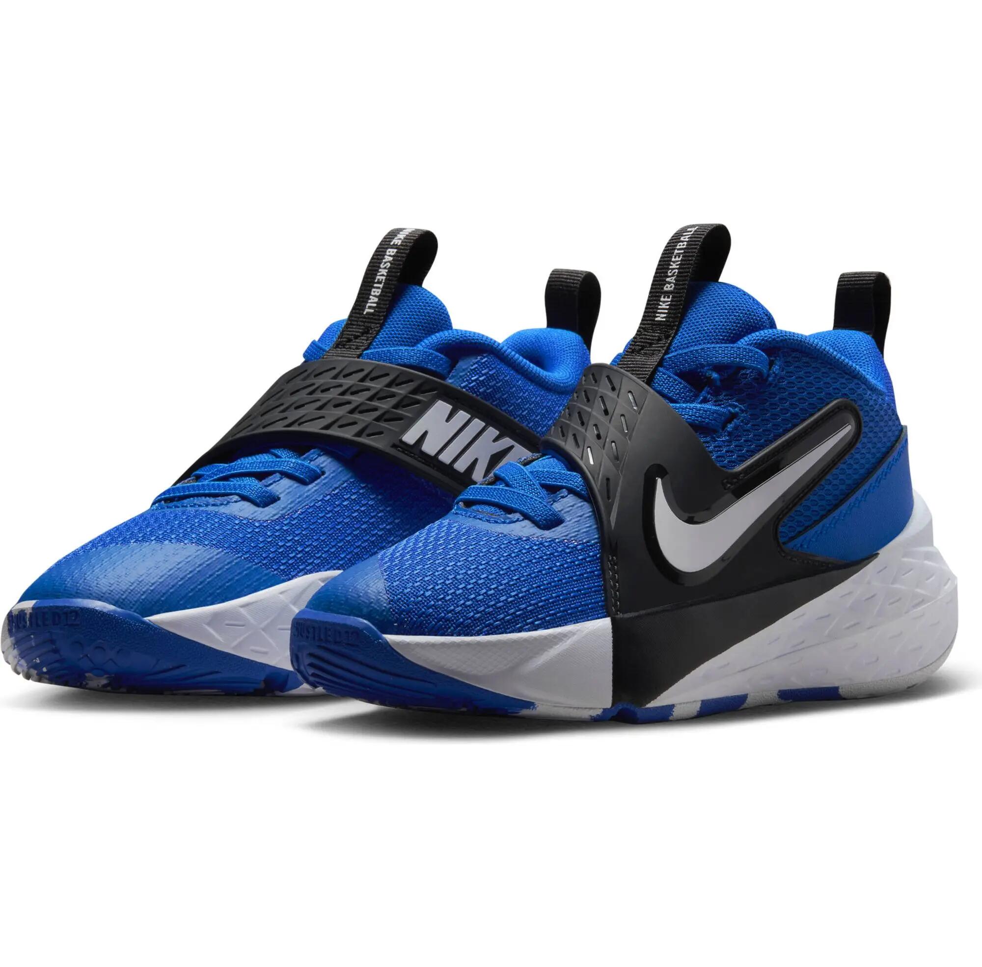 Zapatillas de baloncesto Nike Team Hustle D 12 Bleues 2/7