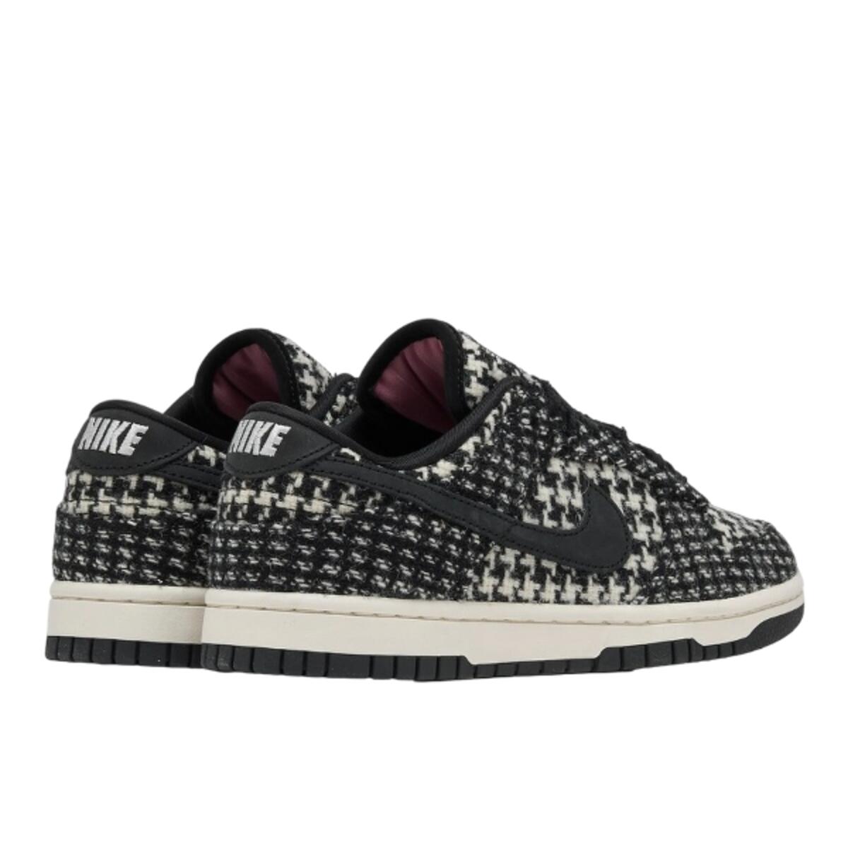 Chaussures  Dunk Low Harris Tweed White Black Multi 3/4