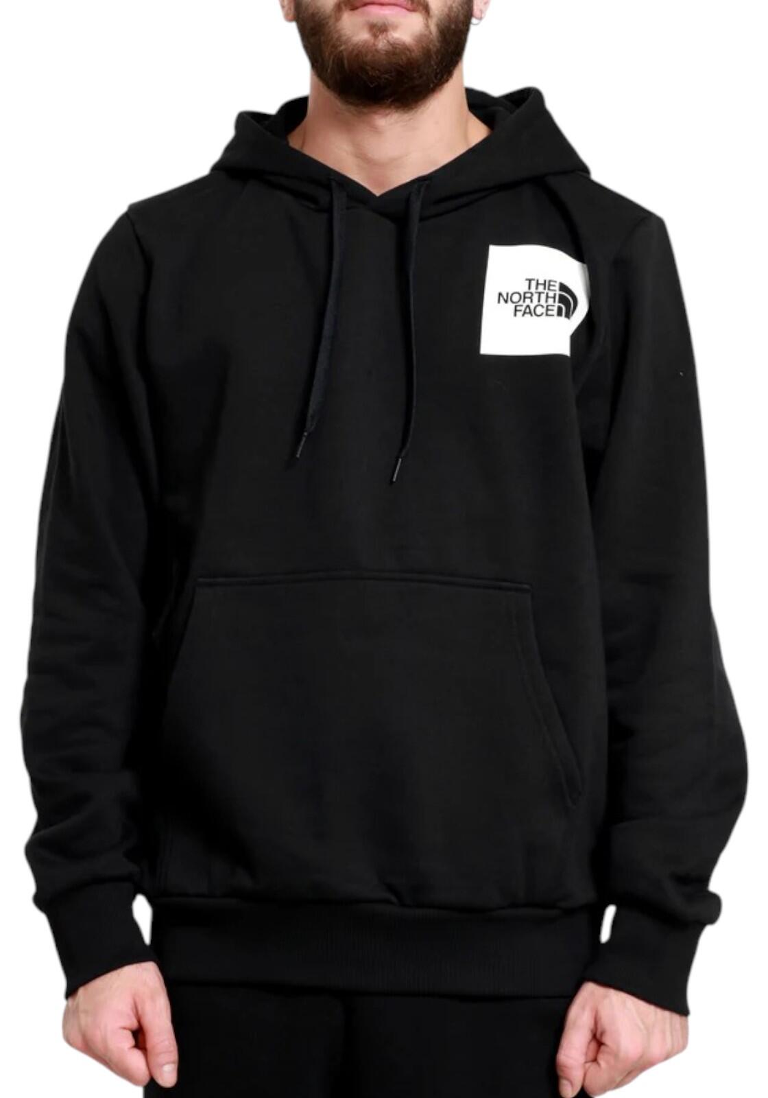 sweat-shirt M FINE HOODIE TNF HOMME noir 2/4