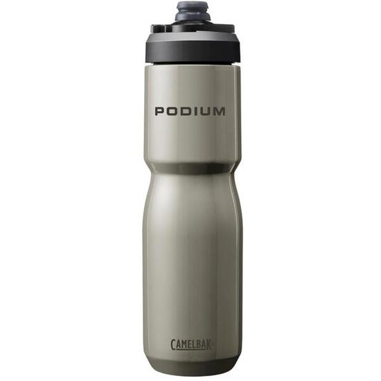 Bouteille d'eau sans BPA étanche 650ml - Podium Insulated Steel gris