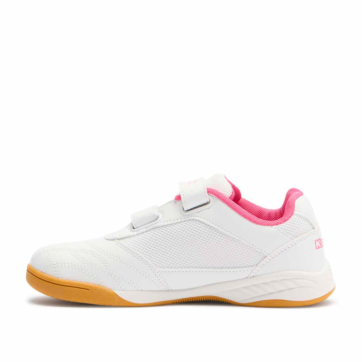 Baskets enfant Mick V blanc, rose 4/6
