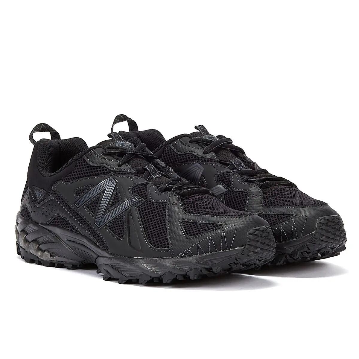 New Balance 610 Mono Black Trainers 1/6