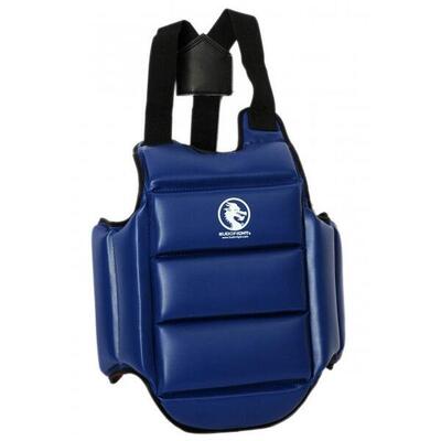 Pettorina da karate reversibile blu e rossa omologata FFK