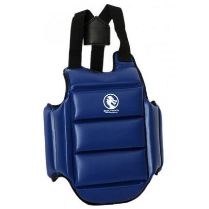 Reversibles Karate-Weste in Blau und Rot, FFK-zertifiziert