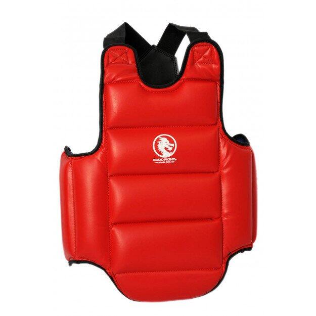 Pettorina da karate reversibile blu e rossa omologata FFK 2/2