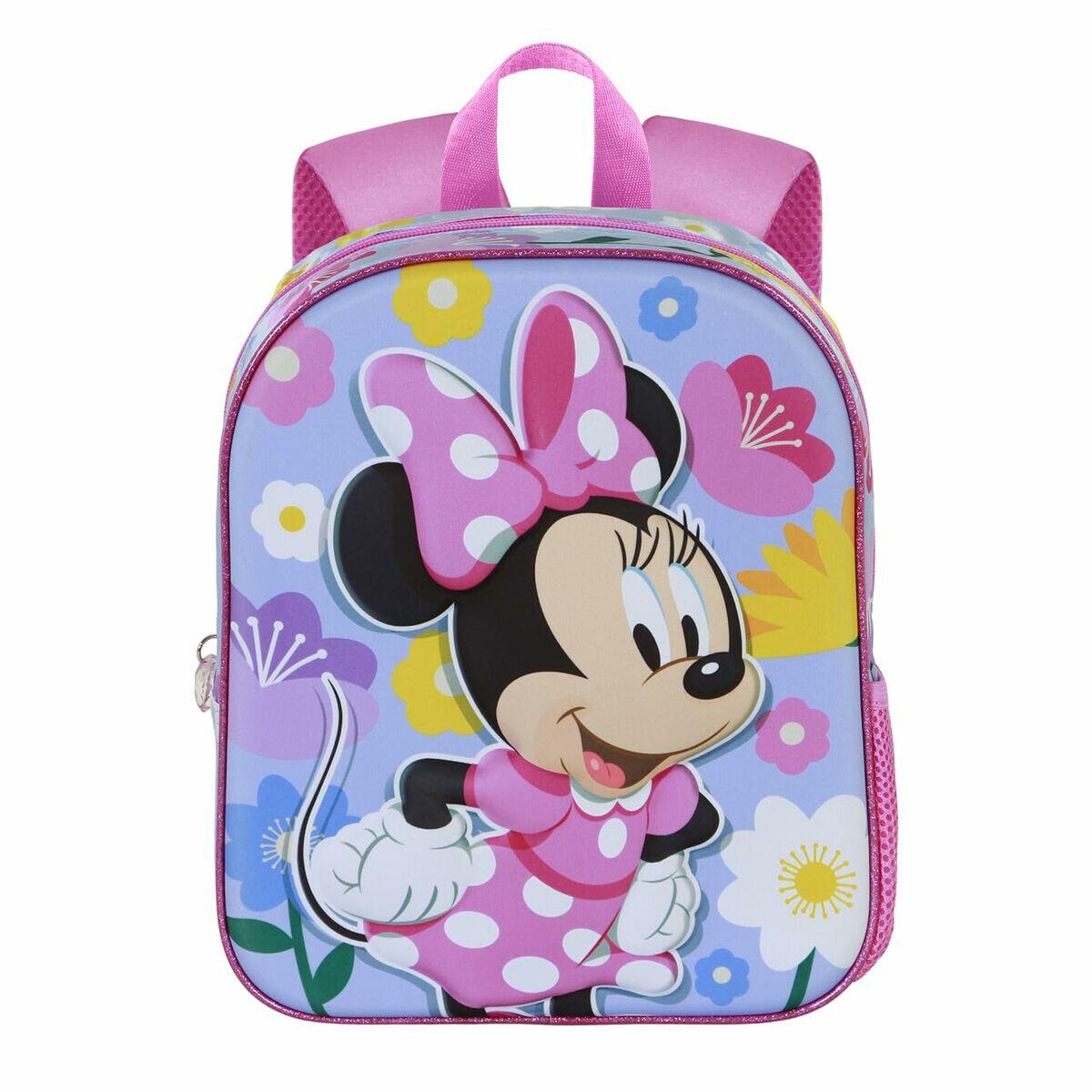 Mochila Escolar 3D con Ruedas DISNEY Spring Rosa 3/5