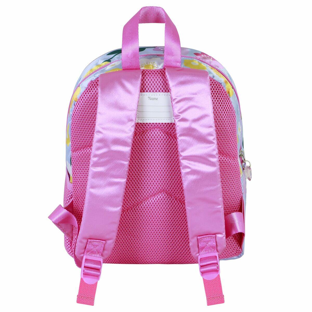 Mochila Escolar 3D con Ruedas DISNEY Spring Rosa 4/5