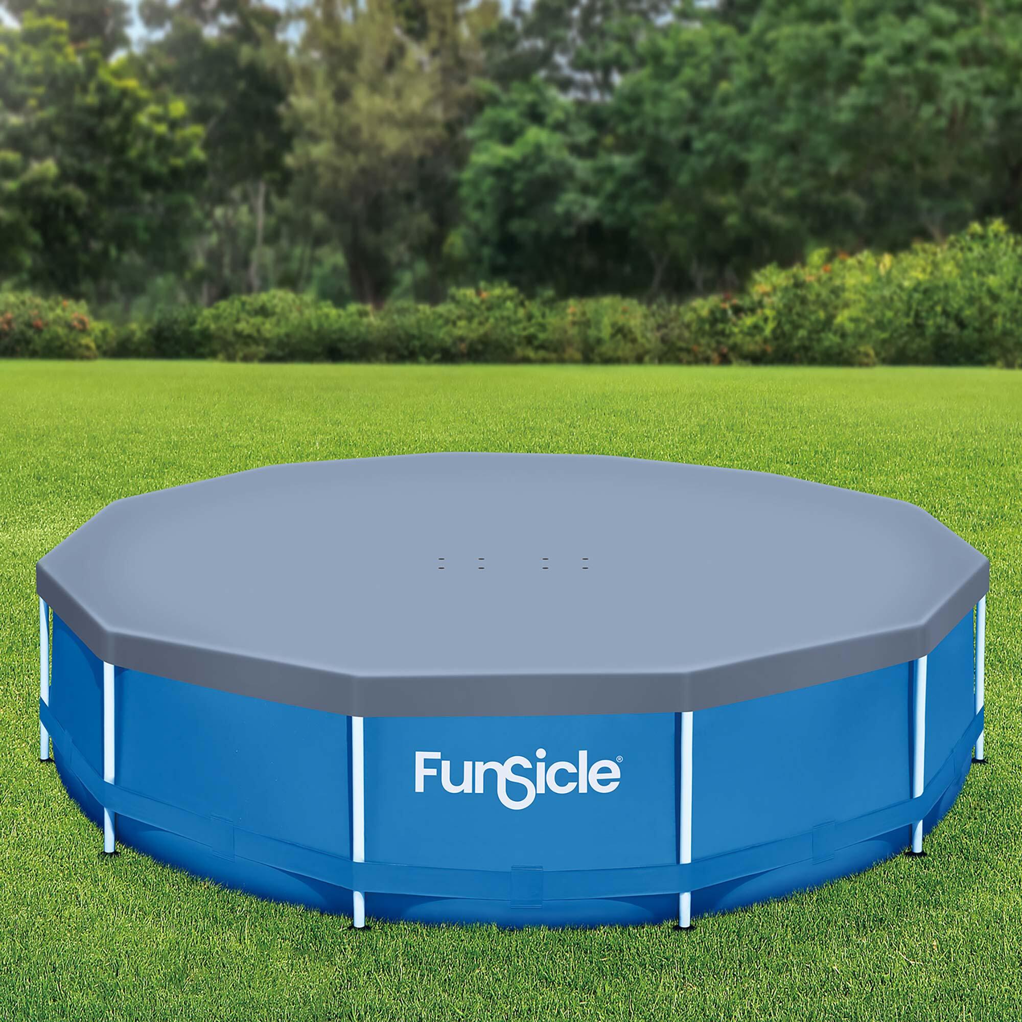 Bâche ronde pour piscine tubulaire Ø 3,66 m Funsicle 2/4