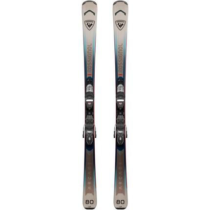 Rossignol Arcade 80 Ski Pack + Bindungen Xpress 10 GW Grau Mann