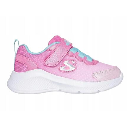 BUTY dziecięce SKECHERS sportowe 303579N-PKLB różowe na rzepę lekkie 25