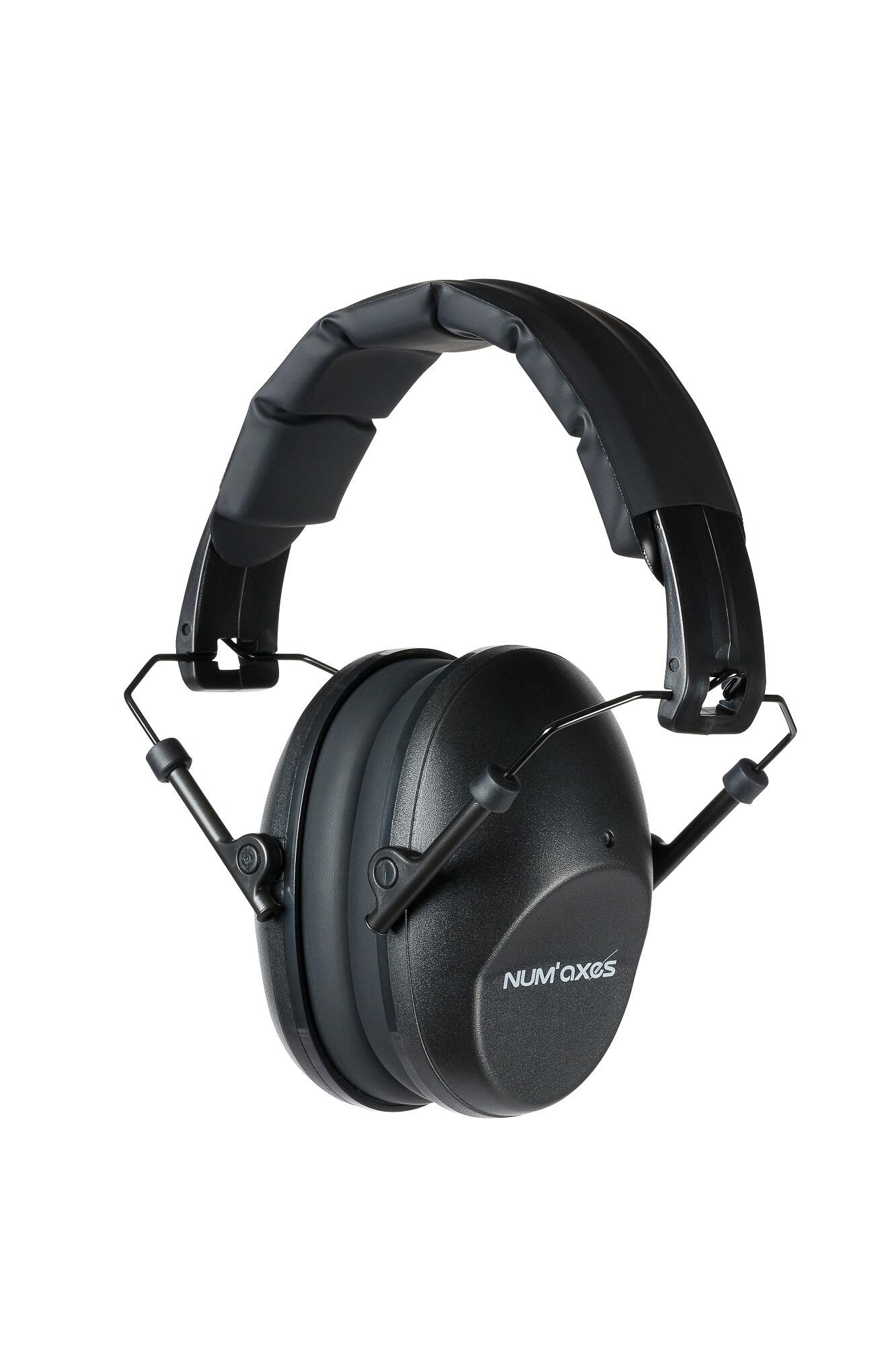 NUM'AXES Protetor Auricular Passivo Antirruído CAS1047- Preto