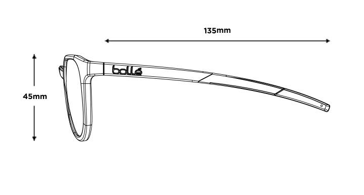 Lunettes de soleil MERIT Dark Tortoise Matte - Sky Blue Polarized 2/3