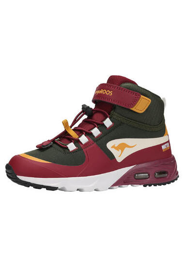 KangaROOS Kinder KX-Hydro High-Top Sneaker wasserfest 18598 rot/grau