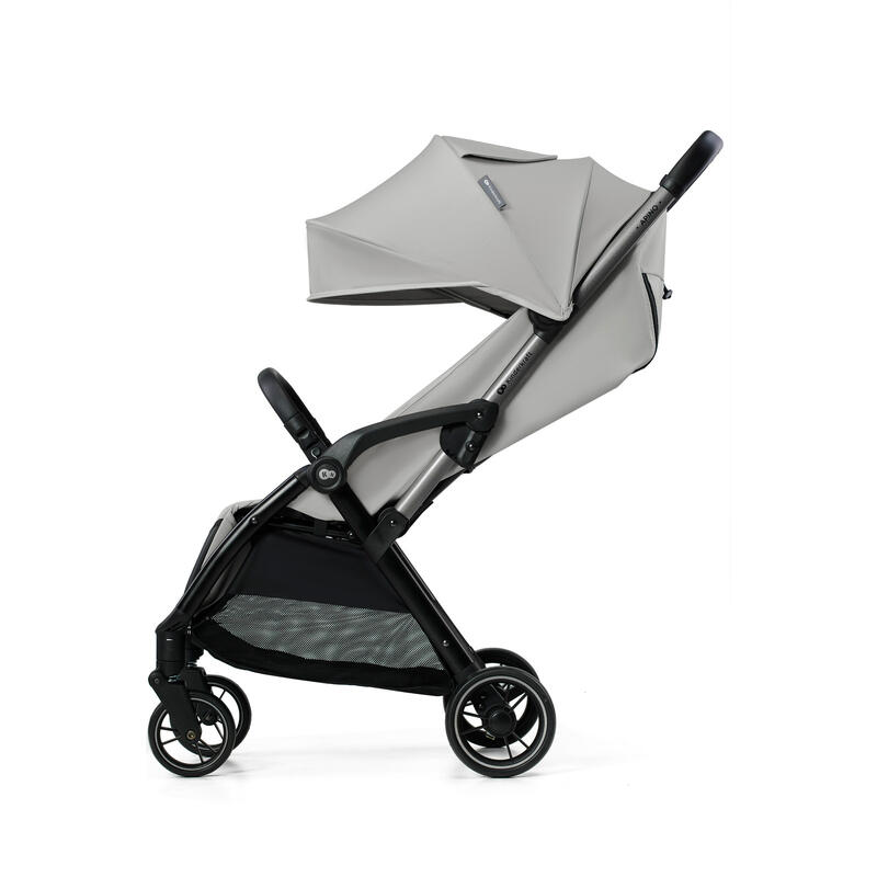 Carucior sport KINDERKRAFT Apino KSAPIN00GRY, 5 puncte, 0 luni+, gri-negru