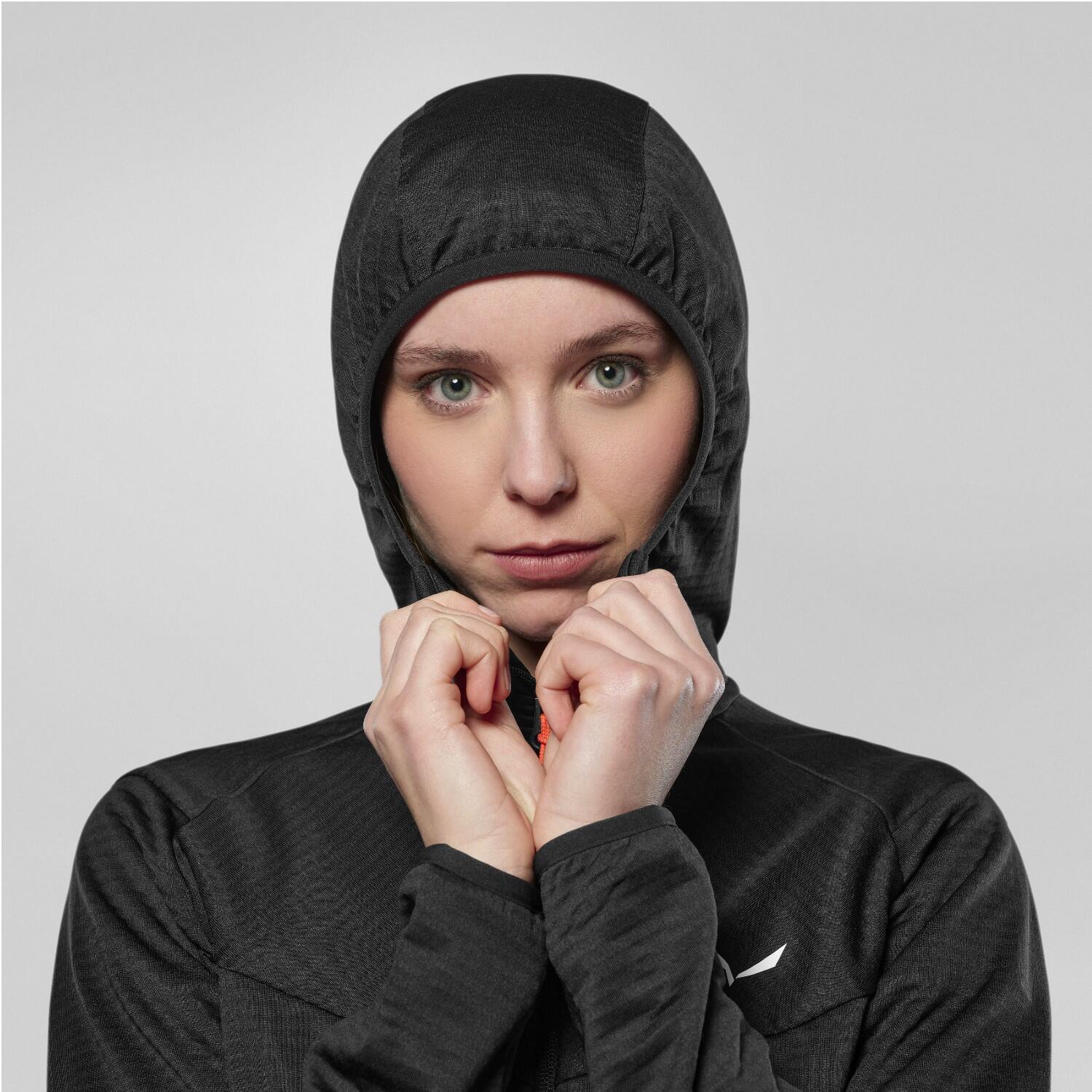 Casaco de caminhada com capuz para mulher Salewa Puez Altavia 5/6