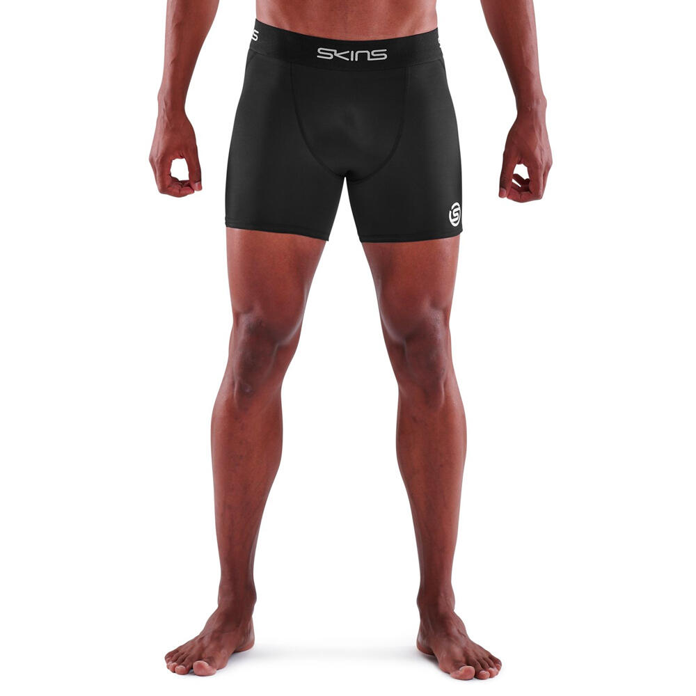 SKINS Men's Series-1 Running/Football/Gym Short Black