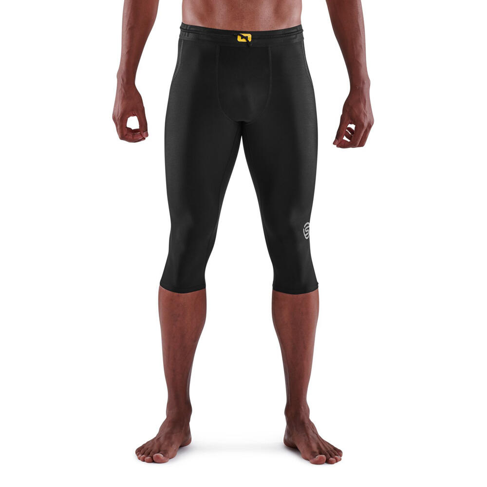 SKINS Men's Series-3 Active 3/4 Tight Thermal Black