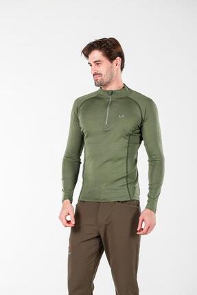 Astro - męska koszulka 100% wełna merino z zamkiem (195 g/m²)