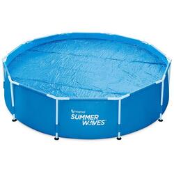 Bâche à bulles Summer-Waves pour piscine ronde — 3,05 m, bleu