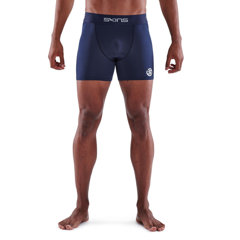SKINS Men's Series-1 Activewear Short Navy Blue