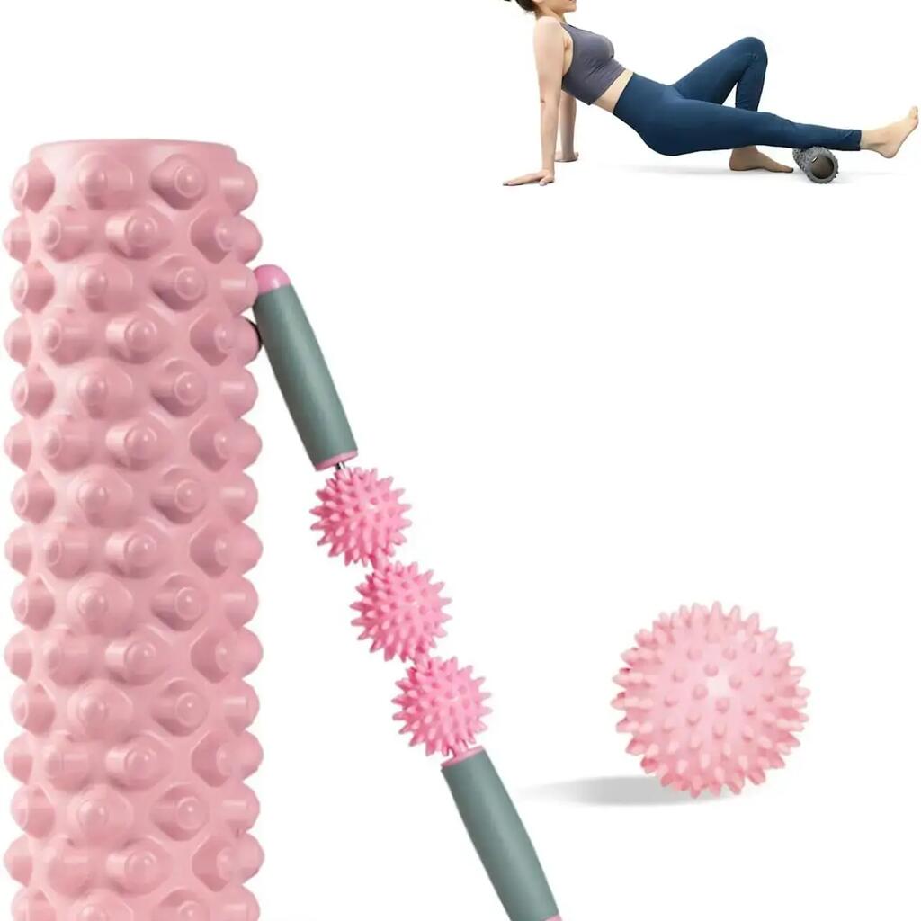 3 in 1 Muscle Massage Roller Myofascial Training Kit FF