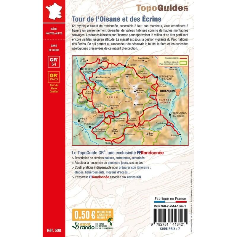 GR54/GR541 TOUR DE L'OISANS ET DES ECRINS  PN DES ECRINS 508 2/2