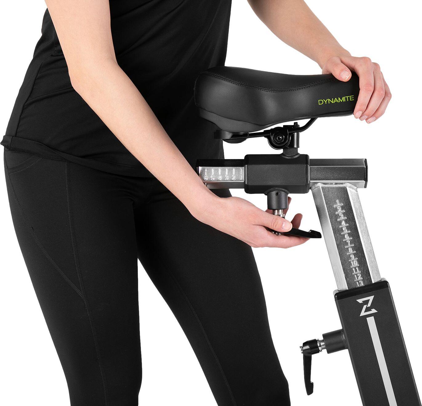 Refurbished -Indoor Cycling Bike Dynamite mit iConsole+Kinomap- In gutem Zustand 3/8