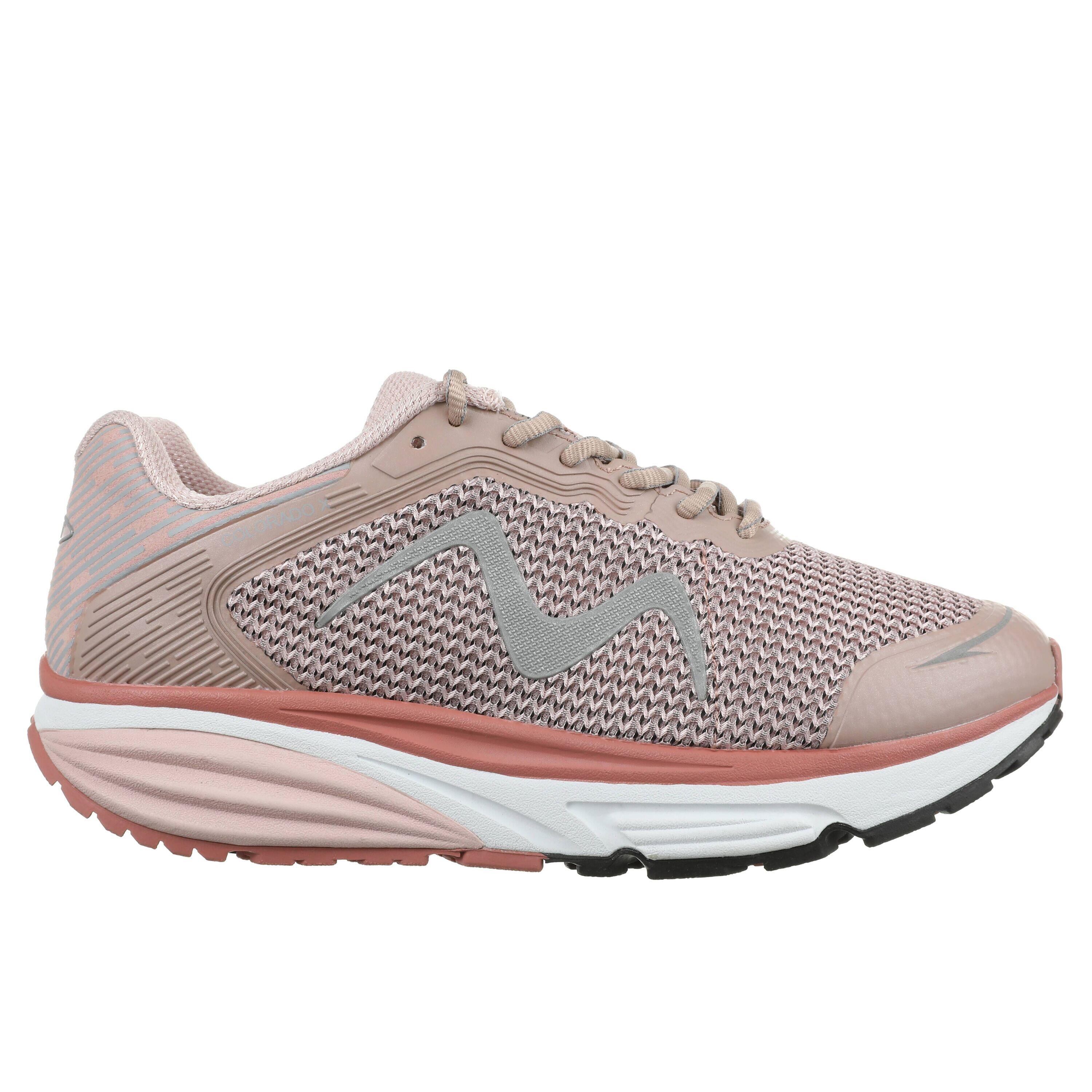 Mbt - Chaussures De Plein Air Pour Femmes Mbt Colorado X - Chaussures De Sport - Gris|rose - 37 - Decathlon