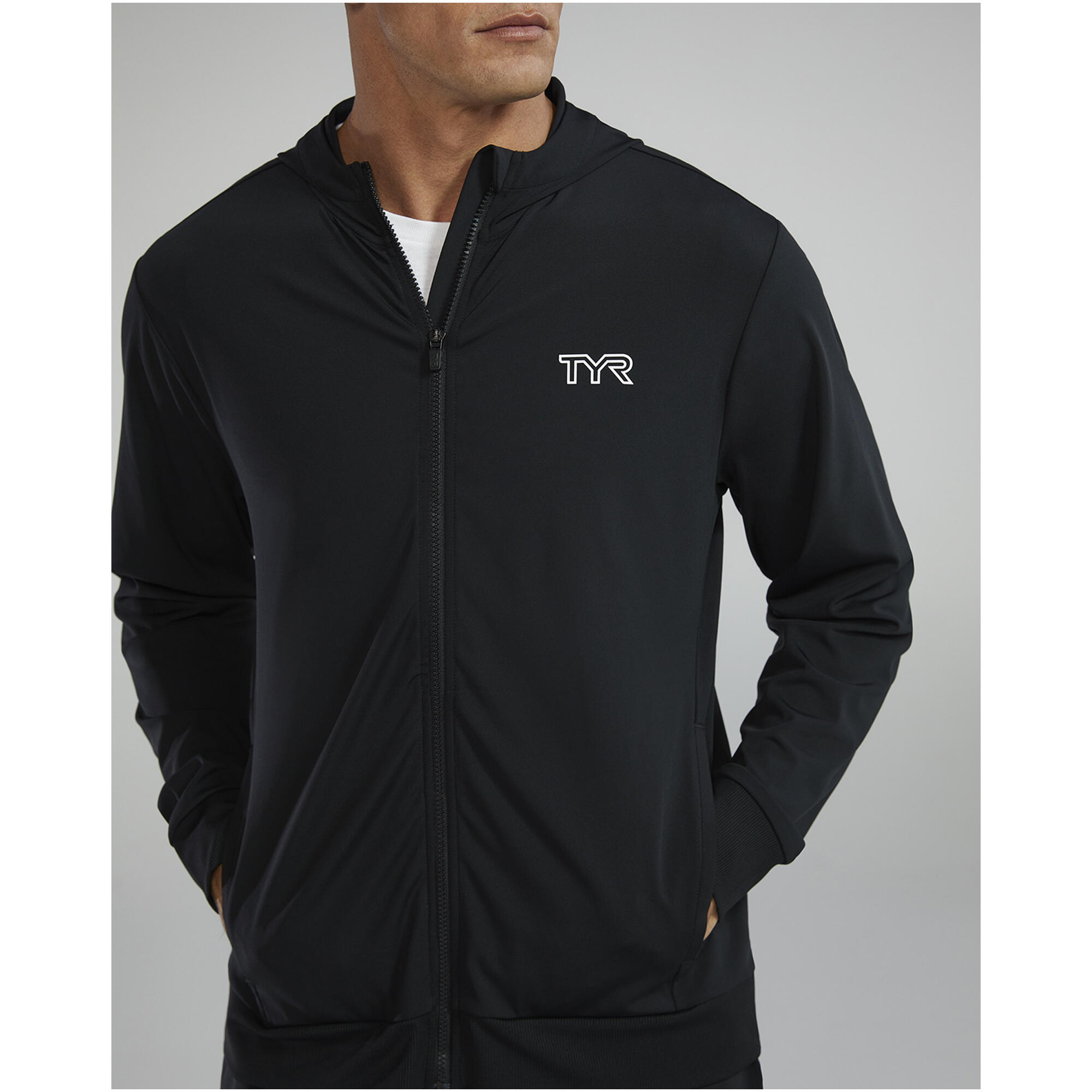 Sweat à capuche zippé homme TYR Technique 6/7