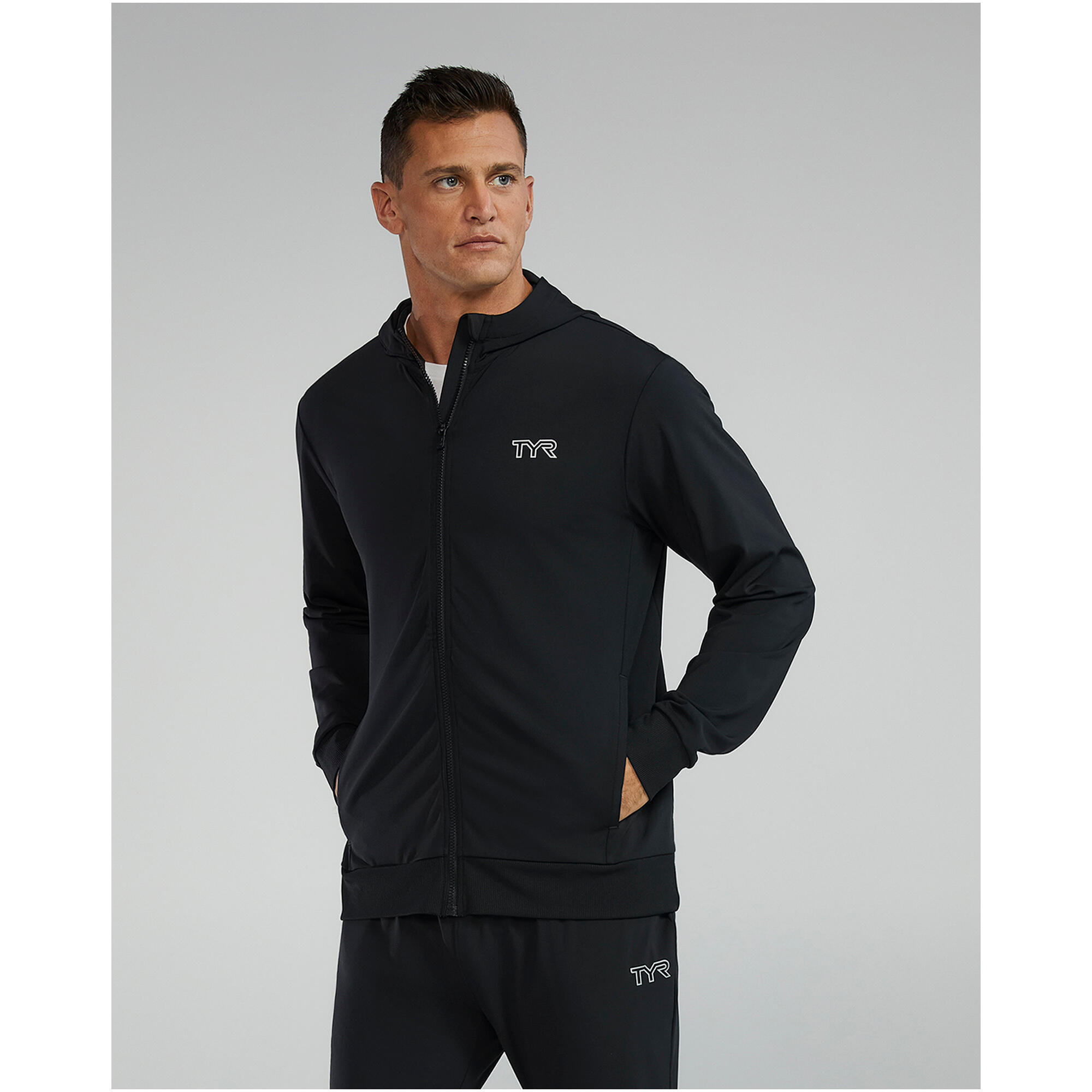 Sweat à capuche zippé homme TYR Technique 3/7