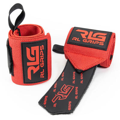 Muñequeras de compresión para Entrenamiento en Gimnasio RL Grips Negras