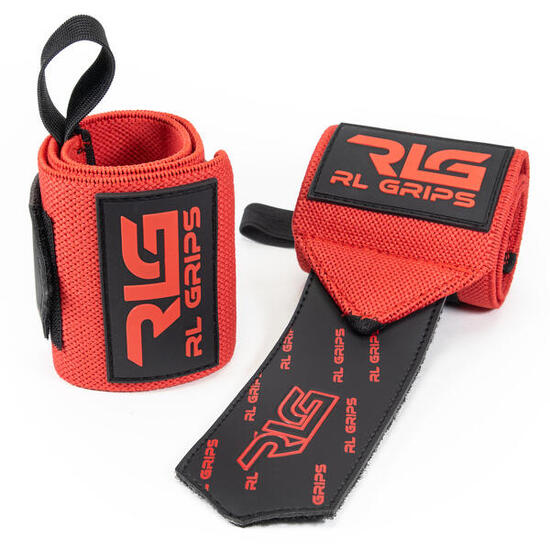 Muñequeras de compresión para Entrenamiento en Gimnasio RL Grips Negras