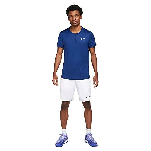 Polo Dri-Fit 1/2 Zip pour Homme NIKE - Bleu Royal 4/4