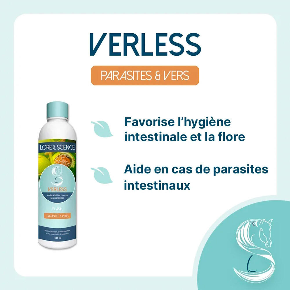 Vermifuge cheval Verless Lore & Science 150mL 2/3