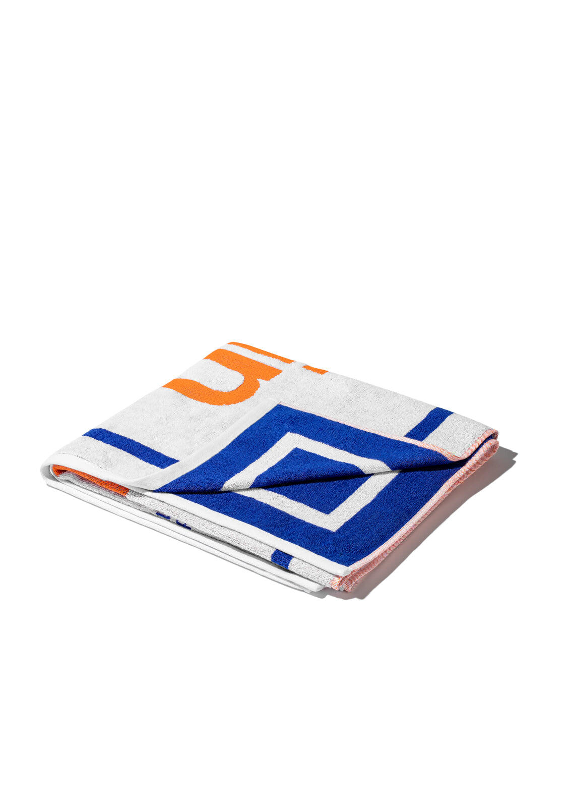 Toalla Summer Club Jacquard Beach Towel Blanco 2/3