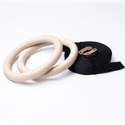 Anneaux de Gymnastique en Bois 28mm