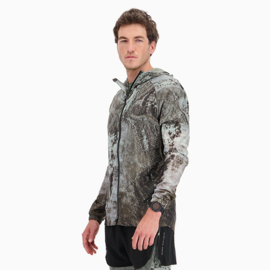 Giacca a vento da uomo Trail-Running TERRARUN WINDBREAKER 3/8
