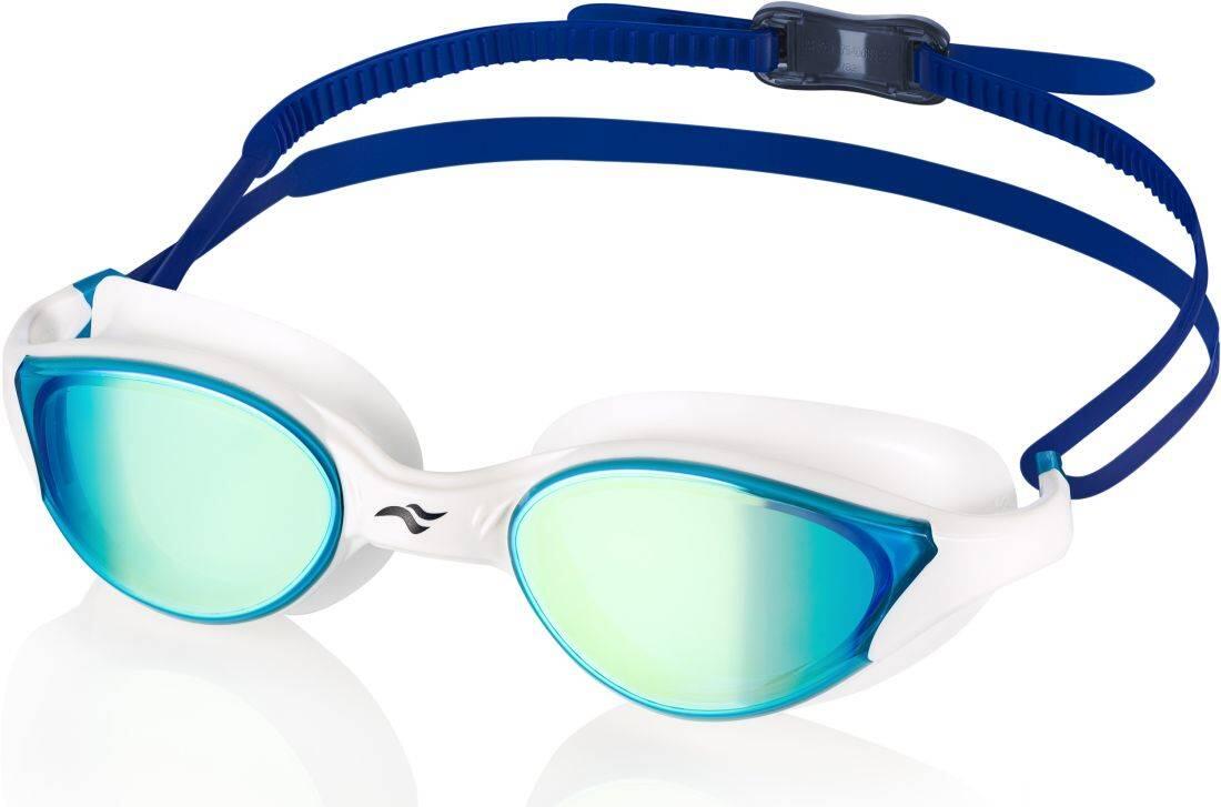 Aqua Speed ​​Vortex Mirror Schwimmbrille mit Etui, Weiß 2/6