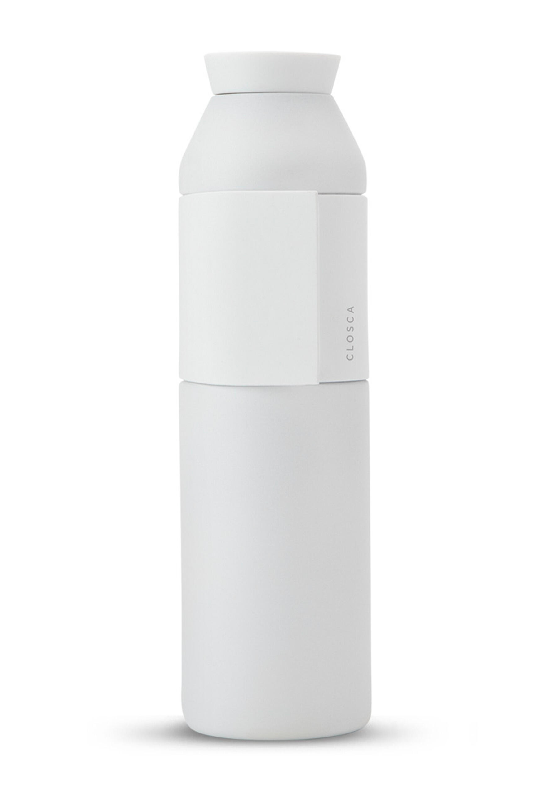 CLOSCA Borraccia in acciaio inox da 600 ml. (Bottle Wave) Bianco