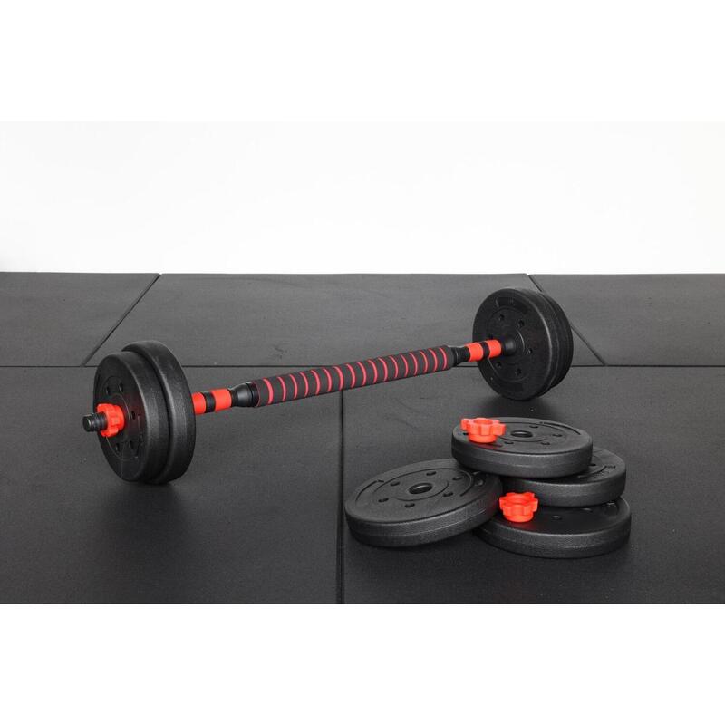 Set Gantere IVOL 15kg - Set Gantere - Set Haltere - Negru