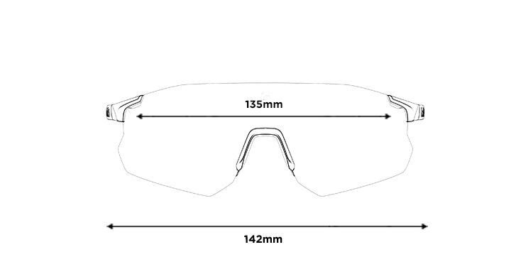 Lunettes de soleil ICARUS Titanium Matte - Volt+ Ultraviolet Polarized 3/4