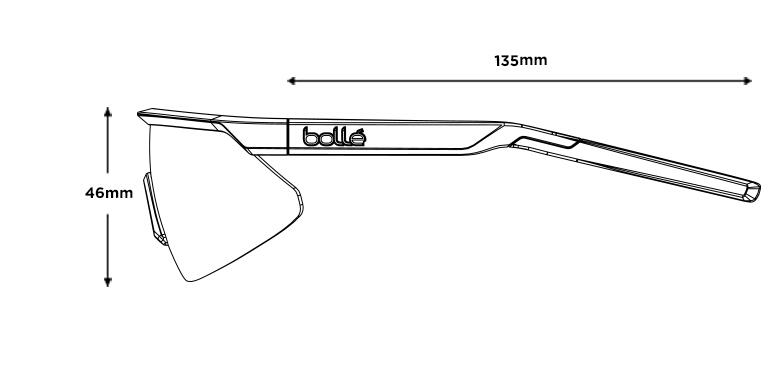 Óculos Bollé Micro Edge Preto Mate – TNS Gun Cinza 5/6