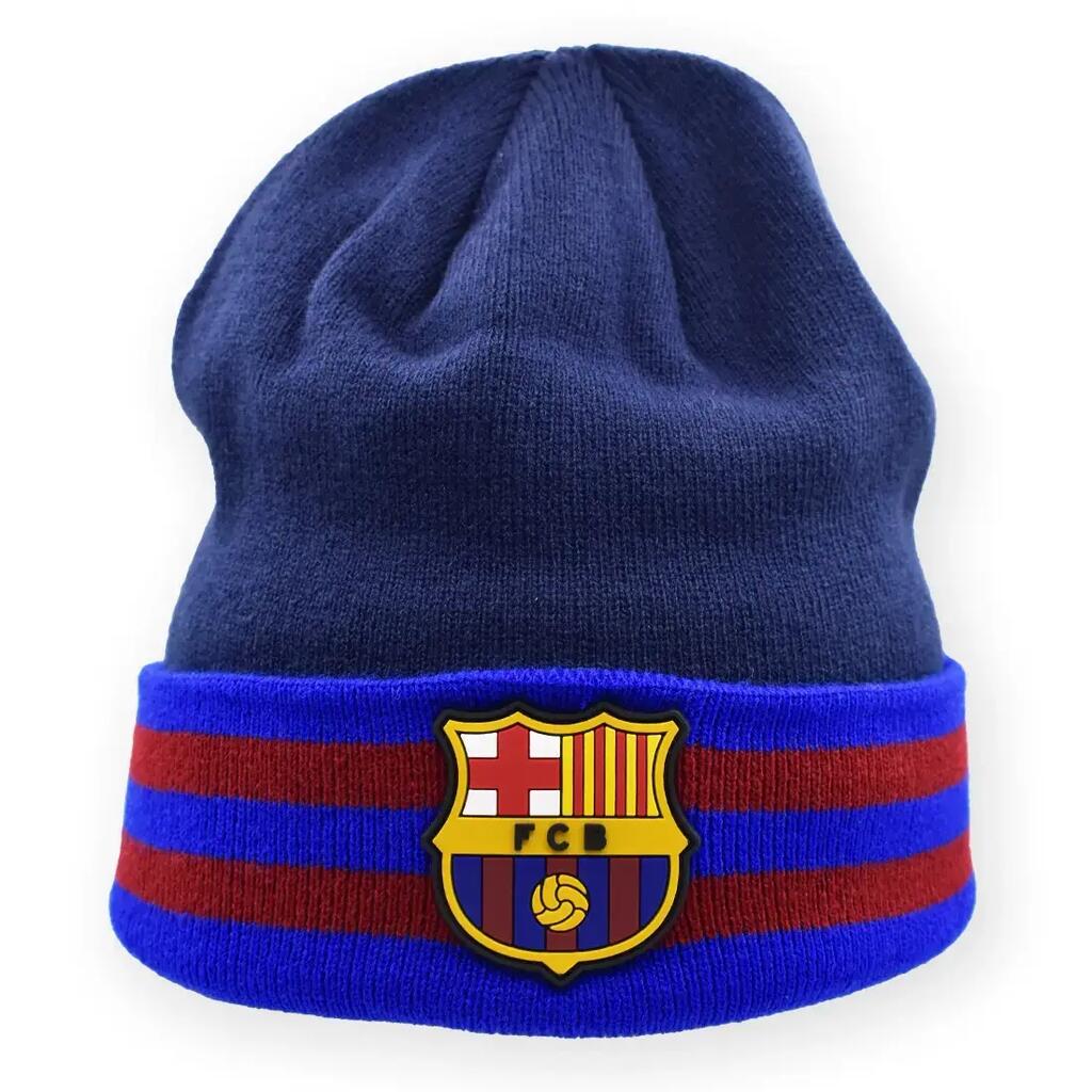 Зимна шапка FC Barcelona, тъмносиня